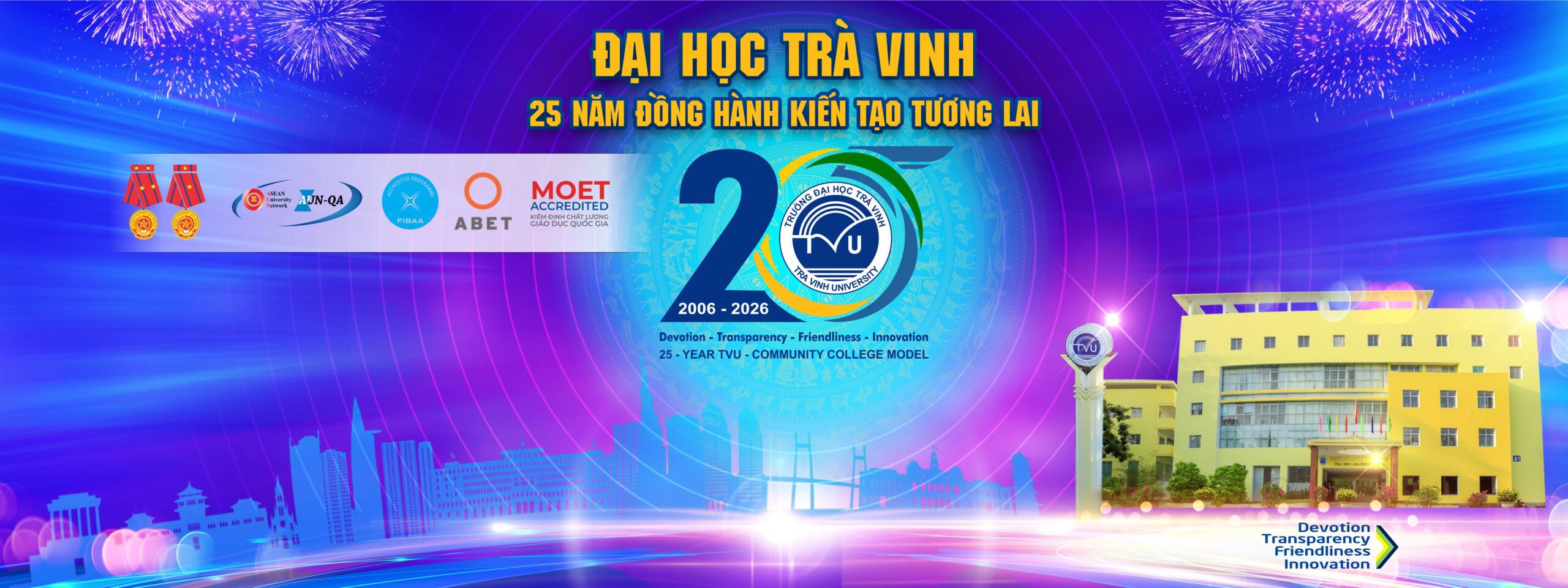 Đại học Trà Vinh – 25 năm đồng hành kiến tạo tương lai