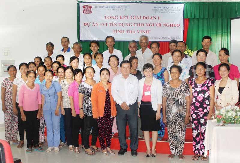 Trường Đại học Trà Vinh triển khai hiệu quả Dự án Vi tín dụng cho người nghèo tỉnh Trà Vinh, giai đoạn 1, 2011 – 2013