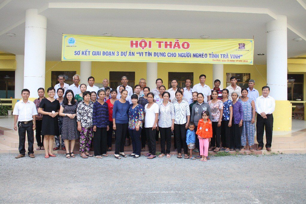 Hội thảo Sơ kết giai đoạn 3 dự án Vi tín dụng cho người nghèo tỉnh Trà Vinh